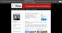 Desktop Screenshot of holzbau-werkplanung.de